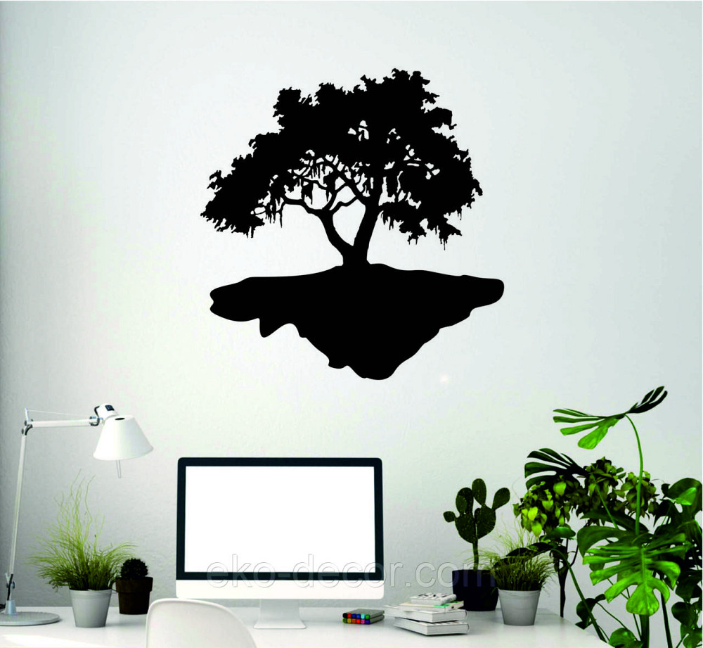 Декоративне настінне Панно «Дерево», Декор на стіну 70*67 см, Чорний Київ - фото 4