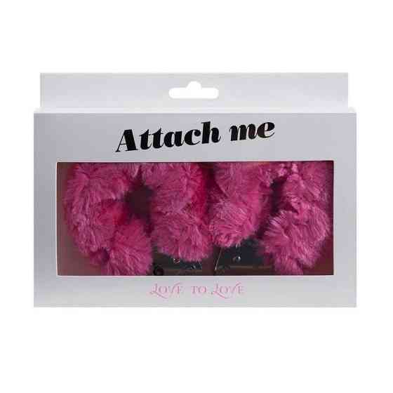 Наручники с плюшевой отделкой Love To Love ATTACH ME Pink Sex Aura Киев