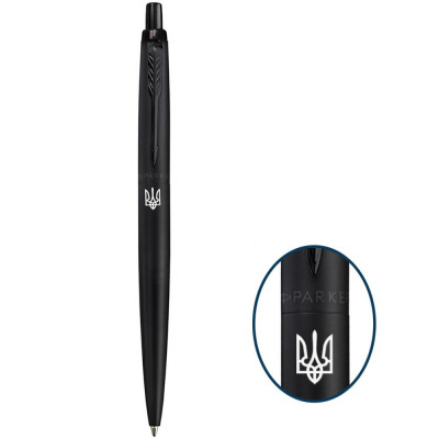 Ручка шариковая Parker JOTTER 17 XL UKRAINE Monochrome Black BT BP Трезубец (12432_TR) Винница - изображение 1