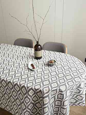 Ecotton Скатертина столова Ecotton DUCK 170х200 см водовідштовхувальна Абстракт сірий (27951/29 Коломия