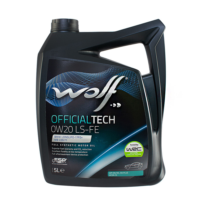 Моторное масло Wolf Official Tech LS-FE 0W-20 5л Львов - изображение 1
