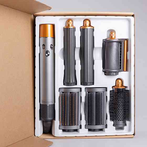 Мультистайлер для волос Airwrap с 6 насадками, серый Киев