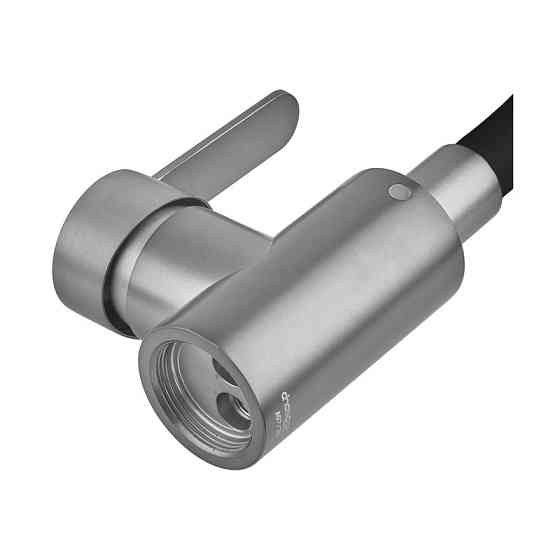 Кухонный смеситель Champion EZA-011 Graphite REFL.Black с черным силиконовым изливом из нержавеющей стали (MX9555) Харьков