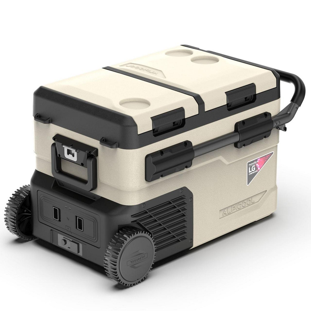 Компрессорный автохолодильник Alpicool TGBSW35 (LG). 38 литров. Двухкамерный. До -20℃. (12, 24, 220 вольт) Киев - изображение 1