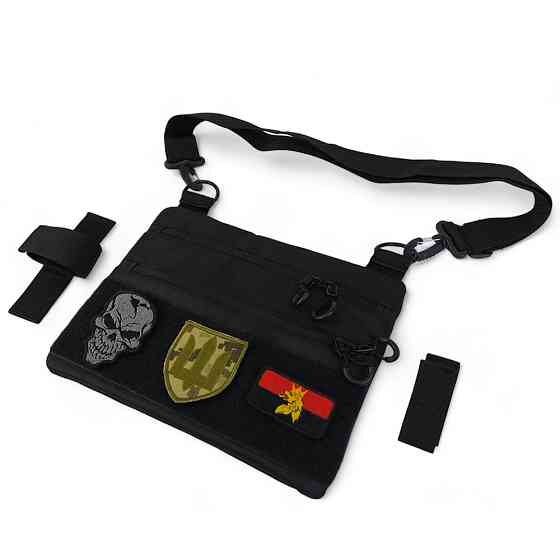 Чоловіча сумка кабура тактична плечова, Сумка месенджер кобура Чоловіча для тактичних цілей KC-98 Івано-Франківськ