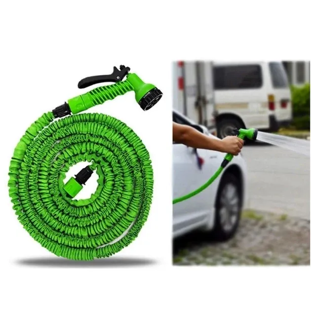 Шланг садовий Мagic House 22.5м75FT, що розтягується в 3 рази, 7 режимів роботи для поливу Одеса - фото 4