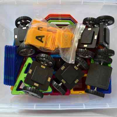 Конструктор Магнікон 268 деталей Plastic box (MK-268) Винница