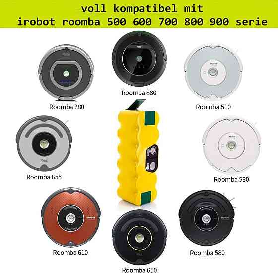 Аккумулятор 4500 мАч для роботов-пылесосов iRobot Roomba Киев
