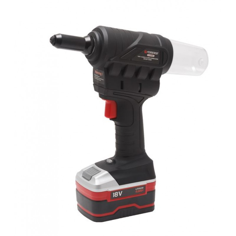 Заклепник акумуляторний (18V, 4.0AH, LI-ION, 9000 Нм, розміри адаптерів для заклепок-2.4, 3.2, 4.0, 5.0) Одеса - фото 1