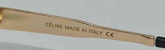 Брендовые женские очки овальные серо коричневый градиент в зол металле. Киев