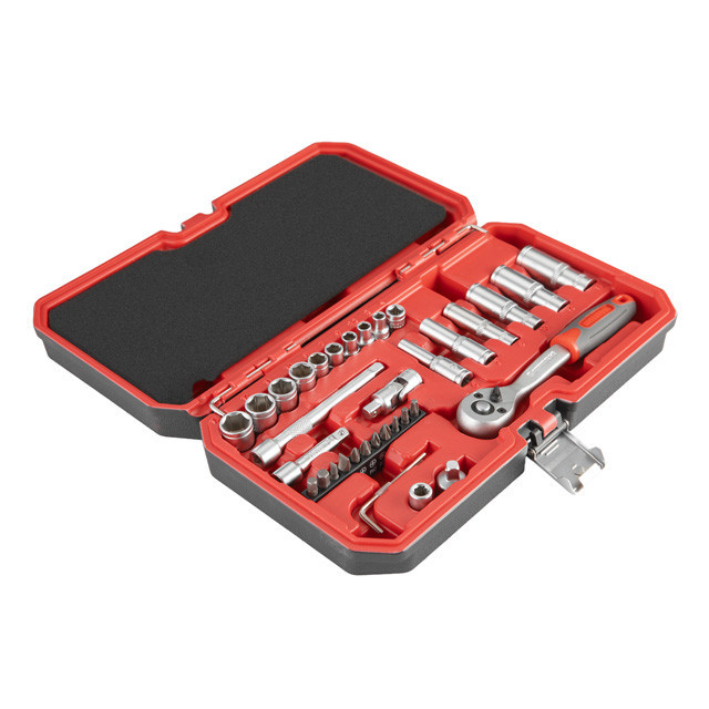 Набір інструментів 1/4" 36од (ET-6036SP) INTERTOOL ET-9036 Київ - фото 3