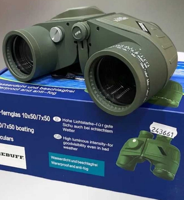 Бінокль rebuff 7x50 компас підсвітка далекомір бинокль дальномер ОПТ Киев - изображение 7