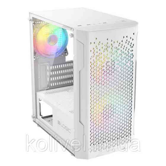 Корпус LogicConcept ARAMIS MESH+GLASS ARGB fans 3x120mm WHITE без БЖ mATX (AM-ARAMIS-20-0000000-0002) Киев