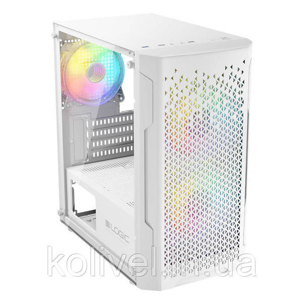 Корпус LogicConcept ARAMIS MESH+GLASS ARGB fans 3x120mm WHITE без БЖ mATX (AM-ARAMIS-20-0000000-0002) Киев - изображение 3