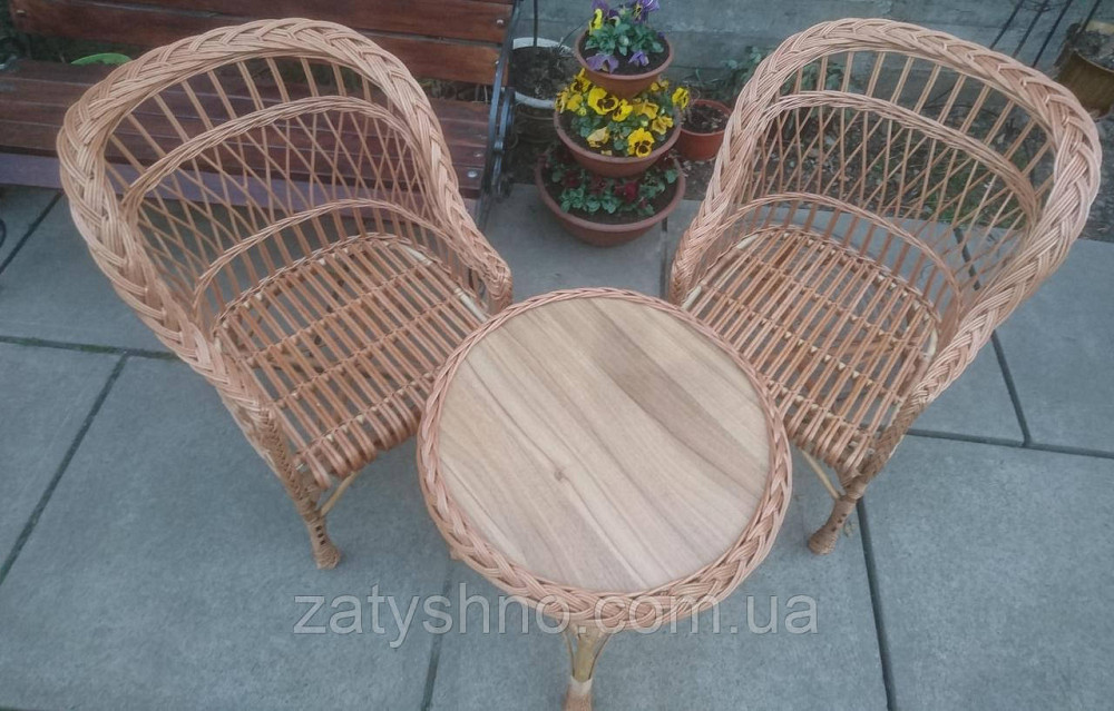 Мебель балконная плетеная из лозы Киев - изображение 7
