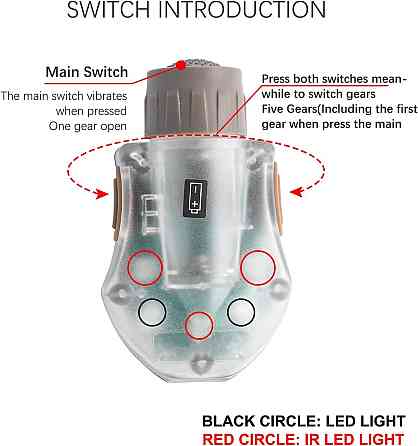 Маячок Manta на шлем (Синий свет) Киев