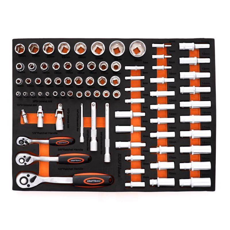 Ящик с инструментом  Kraft&Dele KD1067, 258 шт элементов Киев - изображение 10