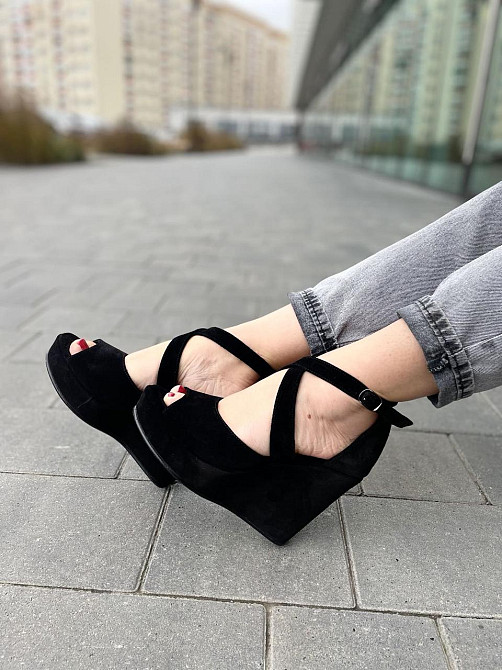 Nivelle Босоніжки жіночі NIVELLE 1815/C-818 чорні (літо, замша натуральна) (3742) 38р.39р. Коломия - фото 6