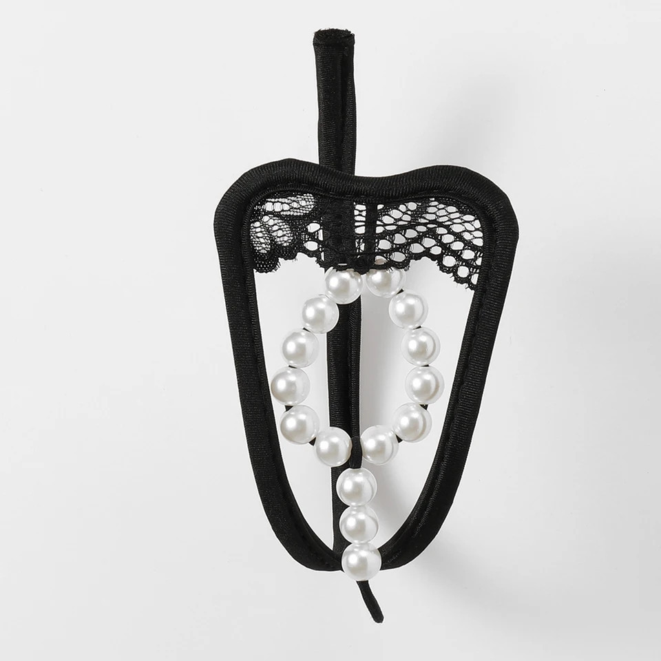 Мужские интимные трусы с бусами one size черный Киев - изображение 2