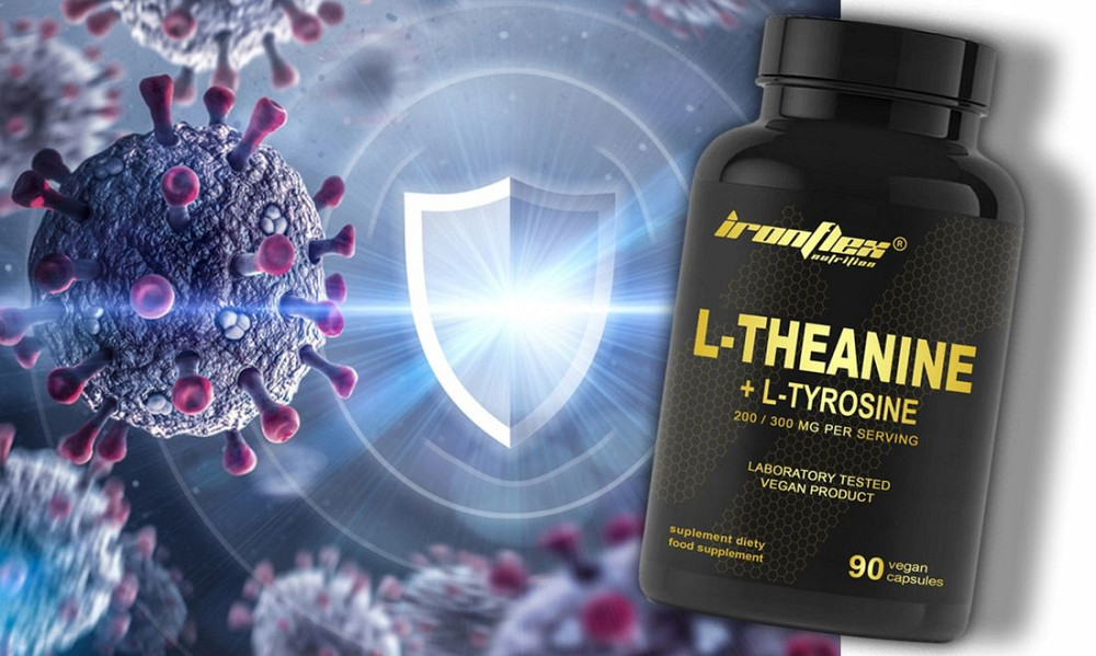 L-теанін та L-тирозин IronFlex L-Theanine + Tyrosine 90 caps Луцьк - фото 3