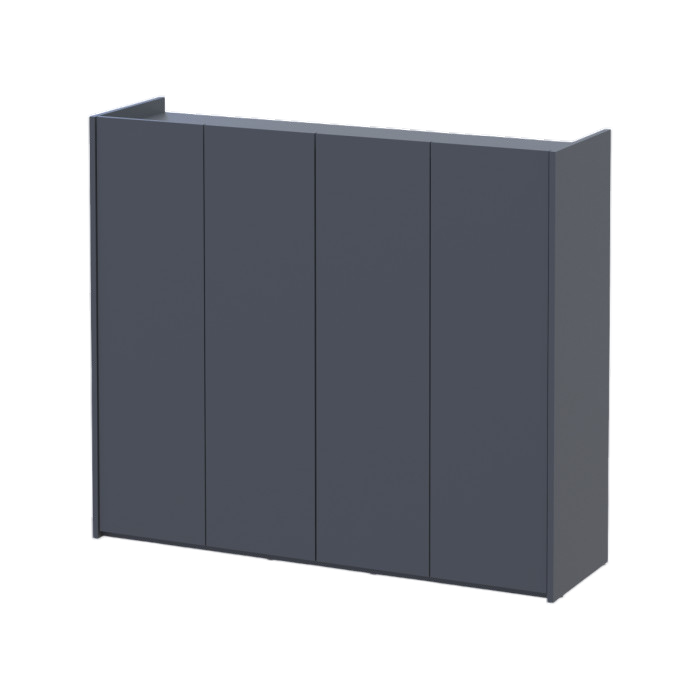 Тумба для обуви Doros Кассель Графит 4 ДСП 128х40х110 (41516215) Львов - изображение 2