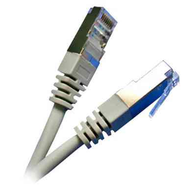 Патч-корд 3м, FTP, cat.5e, CU, 24AWG, grey Kingda (KD-PAFT4300GY) Вінниця