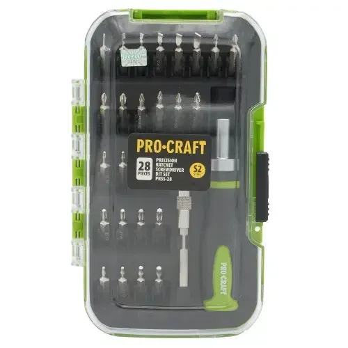 Набір біт 28 шт з викруткою Procraft PRSS-28 – зручний комплект в кейсі Львів - фото 2