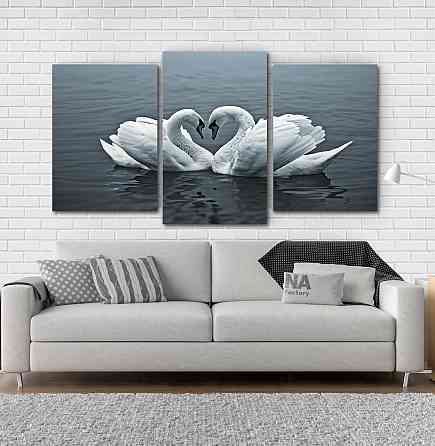 Модульна картина Лебеді Art-112_3 Київ