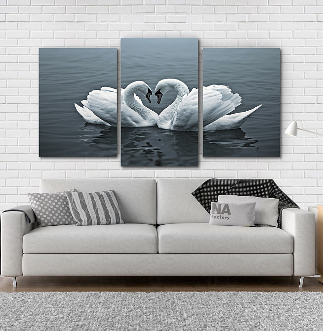 Модульна картина Лебеді Art-112_3 Київ - фото 2