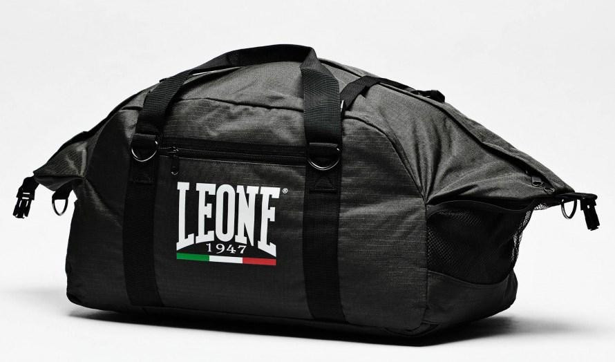 Спортивна сумка рюкзак трансформер Leone чорна сумка через плече для тренувань Спортивна сумка для боксу Київ - фото 5
