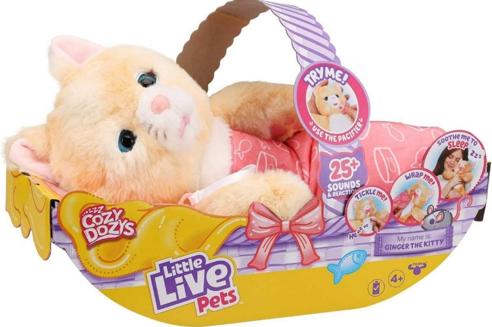 Интерактивная игрушка котенка обнимашка Little Live Pets Cozy Dozys. Харьков - изображение 8