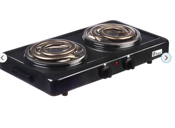 Плита електрична настільна двоконфорочна Domotec MS 5532 з широкою спіраллю 4790 Одеса