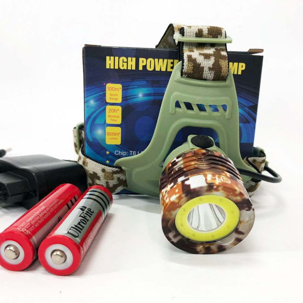 Фонарик диодный налобный, Фонарь для спасателей на голову, Фонарик налобник, Фонарь на голову для бега OJ-43 Львов - изображение 4