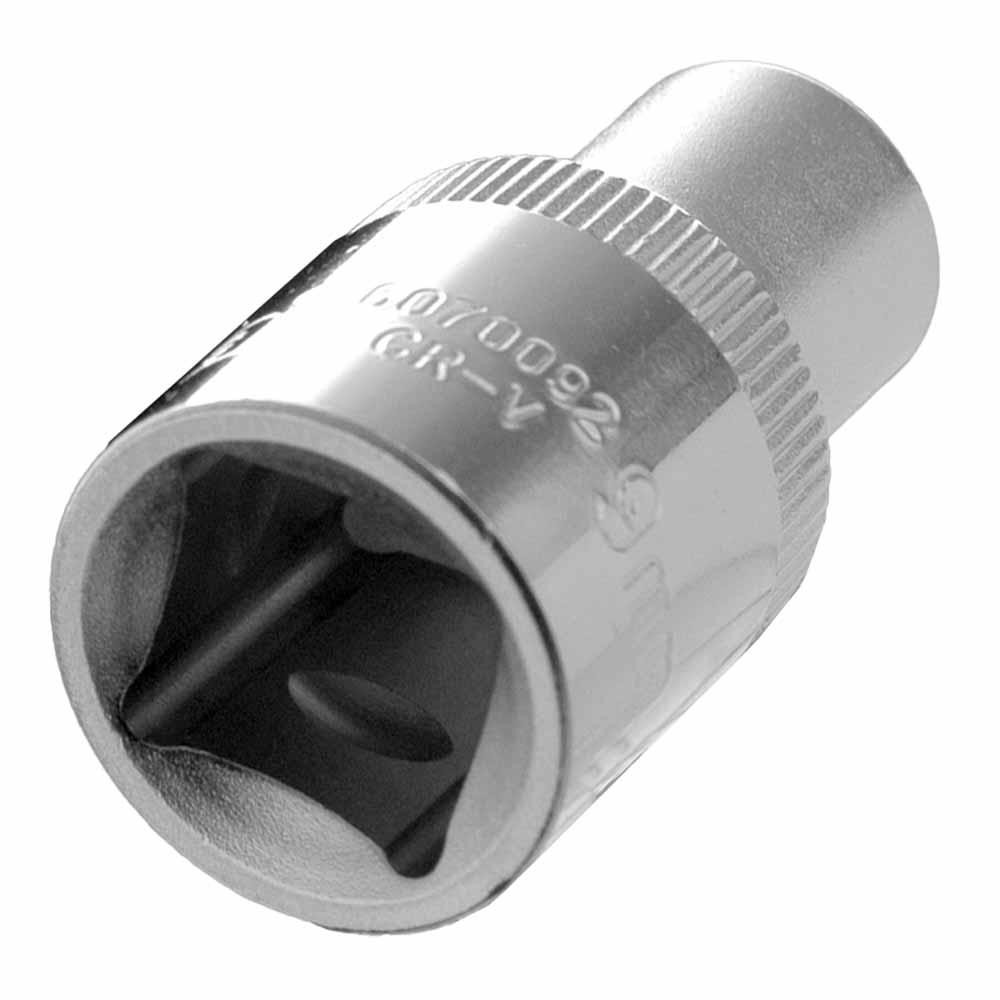 Насадка шестигранна коротка 1/2" 9мм CrV ULTRA (6070092) Рівне - фото 4