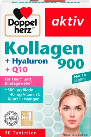 Doppel herz 
Капсули з колагеном (30 шт.), 36,3 г (Німеччина) Львів