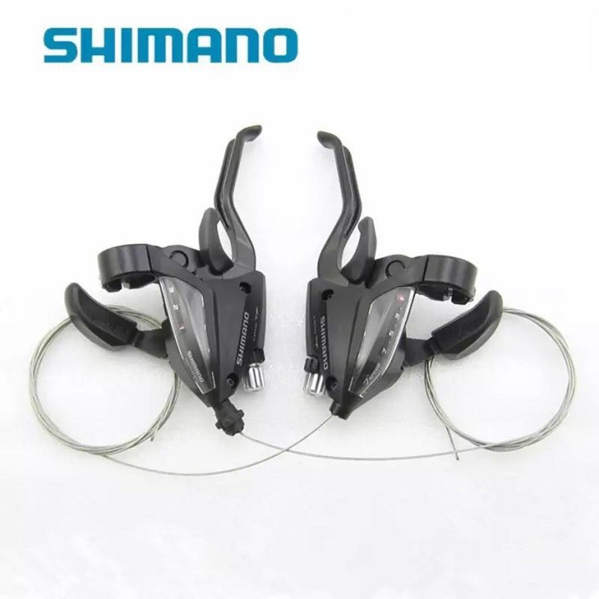 Моноблоки Shimano 3-7 швидкостей, манетки на велосипед Feel Fit Бровари - фото 1