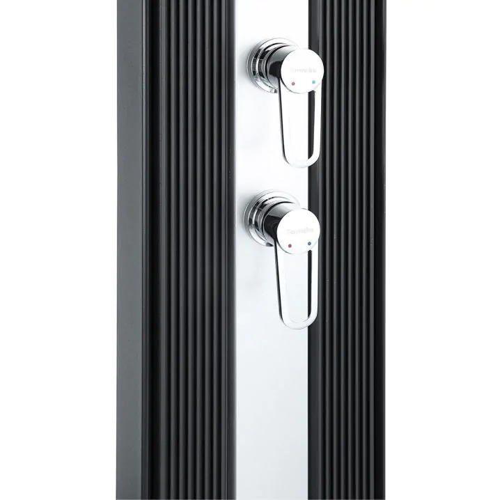 Душ солнечный Aquaviva Hybride Dada Straight алюминиевый с мойкой для ног. антрацит DS-D463NX. 40 л. уценка Киев - изображение 4