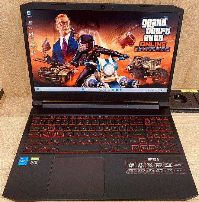 Ноутбук: ASER NITRO 5 15.6 144Hz. 15-11400H 6 ядер, / 12 потоков, RTX 3050TI - 4Gb. Киев - изображение 4