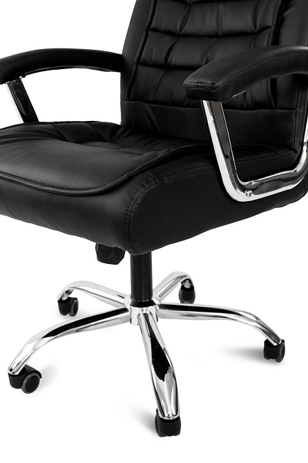 Стілець офісний Піксель, чорний Киев - изображение 7