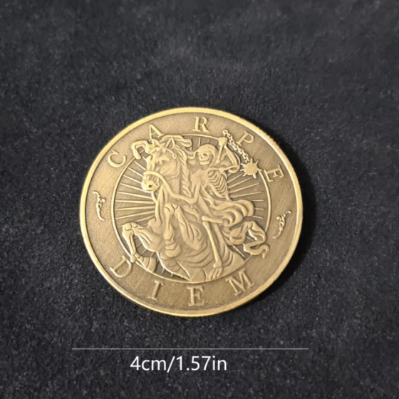 Монета Memento Mori, метал, пам'ятна сувенірна 27.6 г, 40 мм Київ