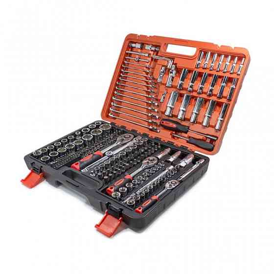 Набір інструментів 216пр. 1/4''3/8''1/2''(6гр.)(4-32мм) FORCEKRAFT FK-38841 Одеса