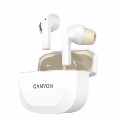 Навушники Canyon Hexagon 7 TWS ANC+ENC Wireless Charge White/Beige (CNS-TWS7WB) Вінниця - фото 3