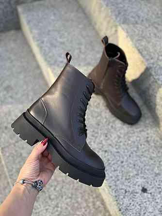 Без бренда Черевики жіночі Notta bene B-0124 коричневі (зима, шкіра натуральна) (5713) 38 Коломия