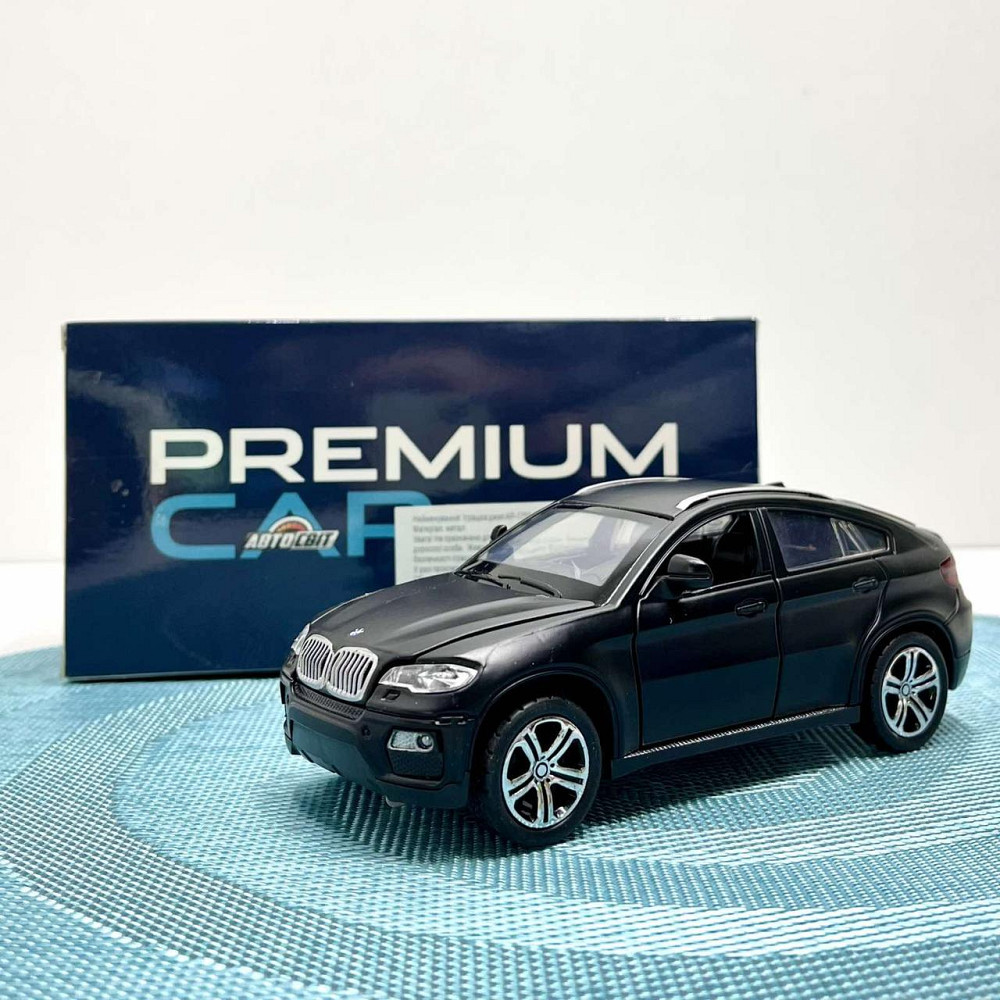 Машина джип Автосвіт BMW x6 металева інерційна 14см Червона (AP-1759) Чернигов - изображение 6