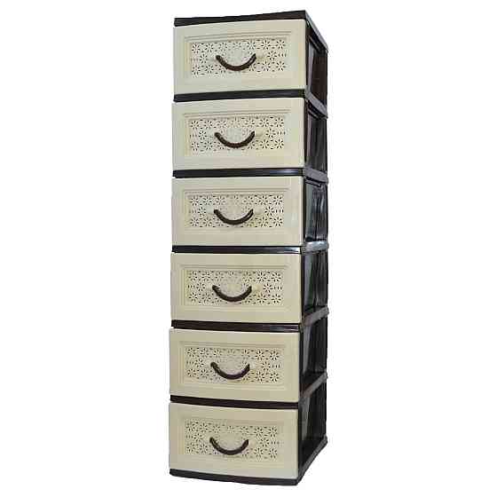 Комод пластиковий Life 6 ящиків. 122х36х41 Одеса