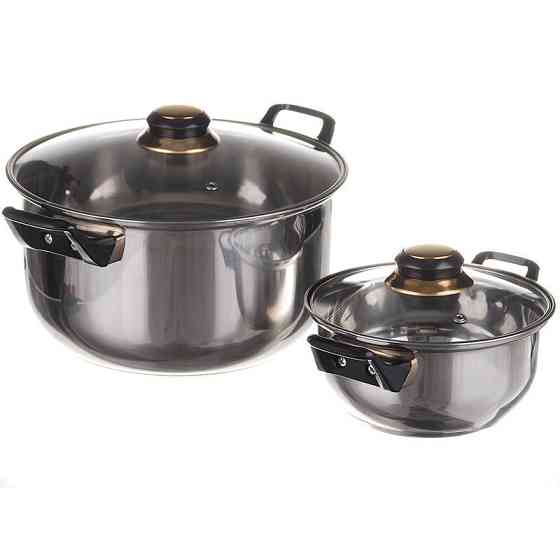 Набір каструль з кришками A-plus 9036, 12 предметів Винница