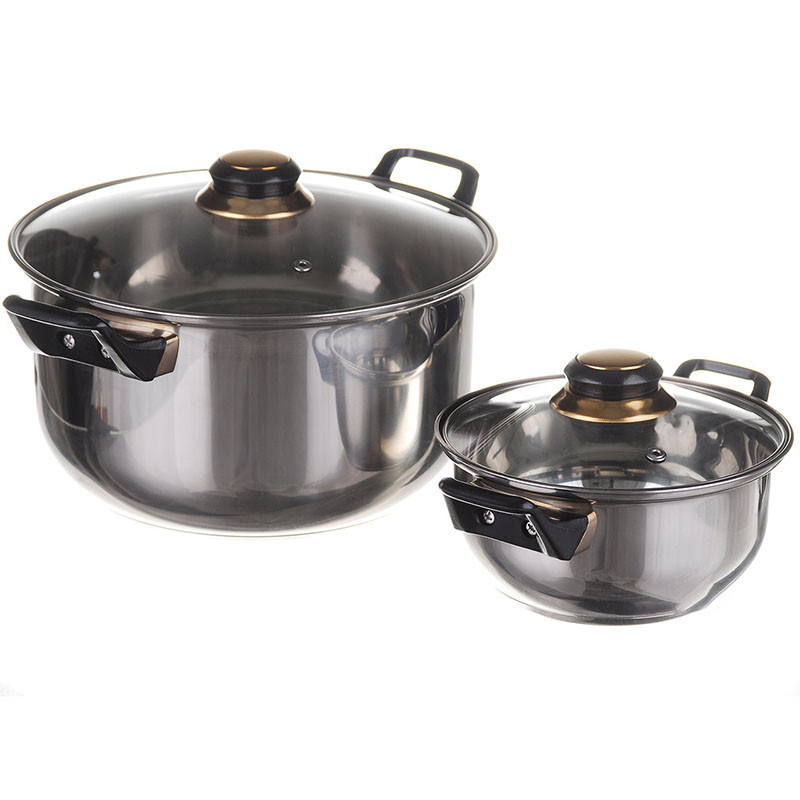 Набір каструль з кришками A-plus 9036, 12 предметів Винница - изображение 3