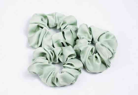 Гумка для волосся шовкова Оливковий Харків