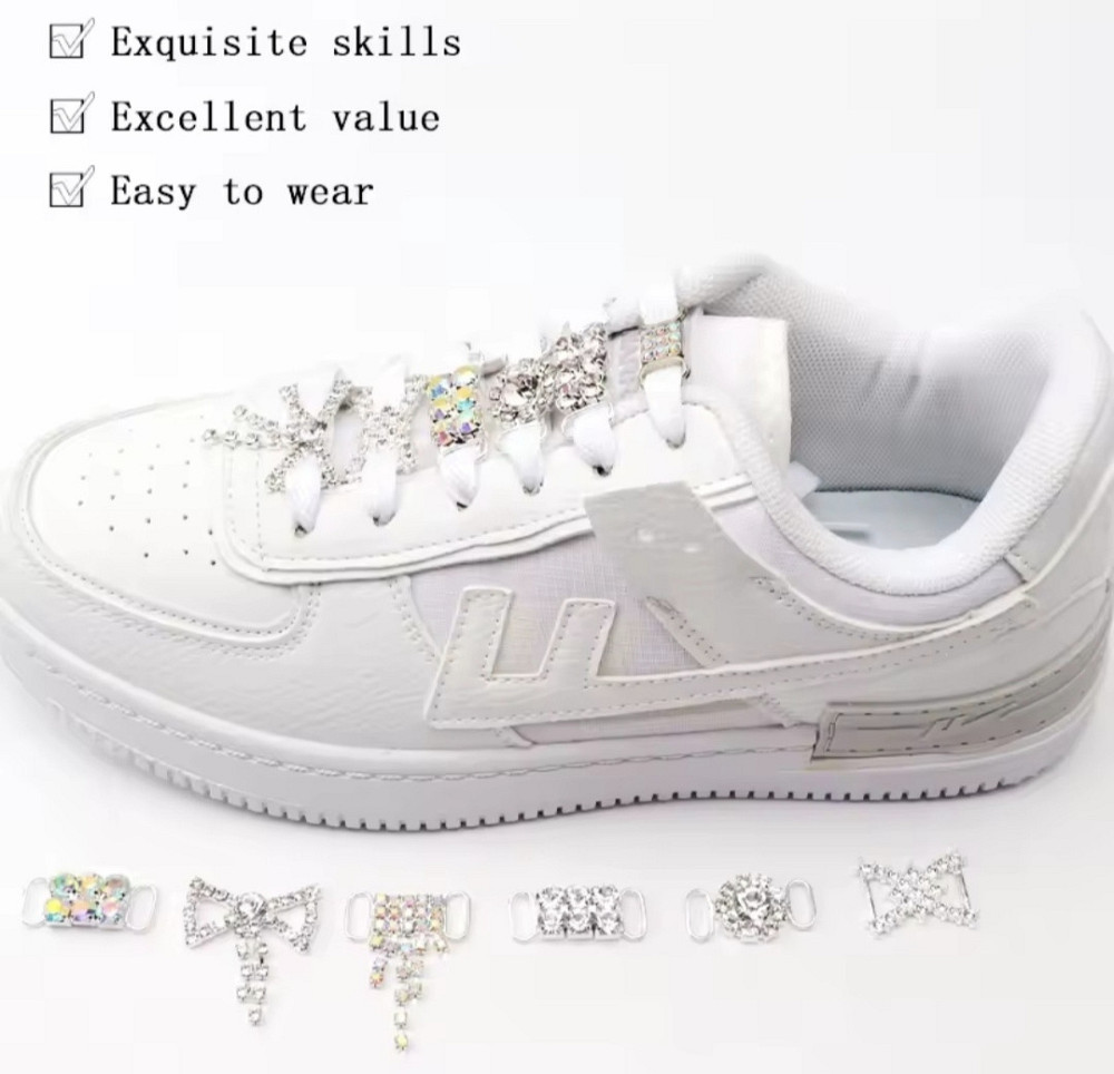 Прикраса для взуття 2 шт Сріблястий 1 Смела - изображение 3