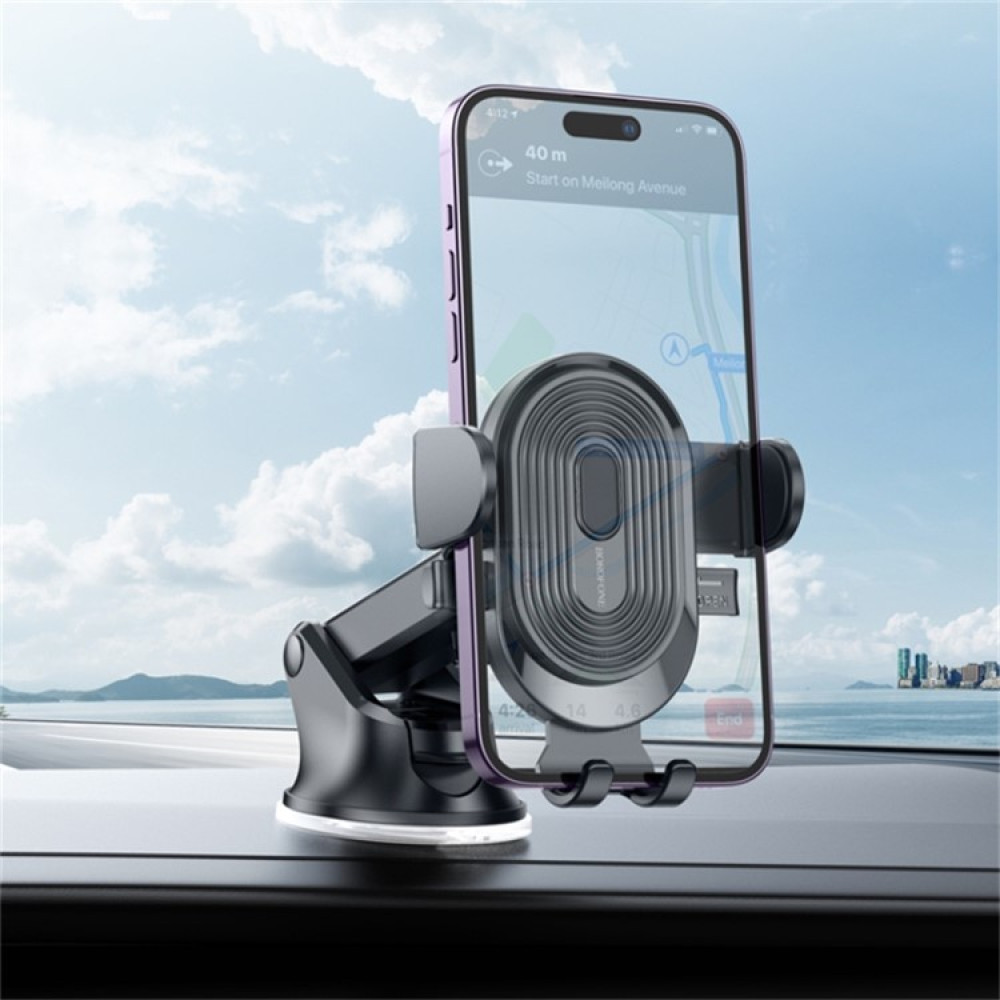 Автотримач для телефона BOROFONE BH85 Experience one-button car holder(center console) Київ - фото 12